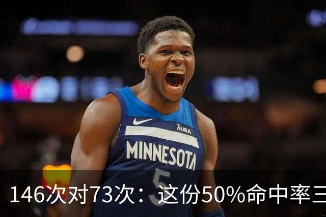 146次对73次：这份50%命中率三双榜，约基奇断档领跑